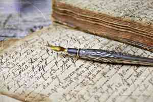 © ischoenrock - Fotolia.com Antiker Federhalter